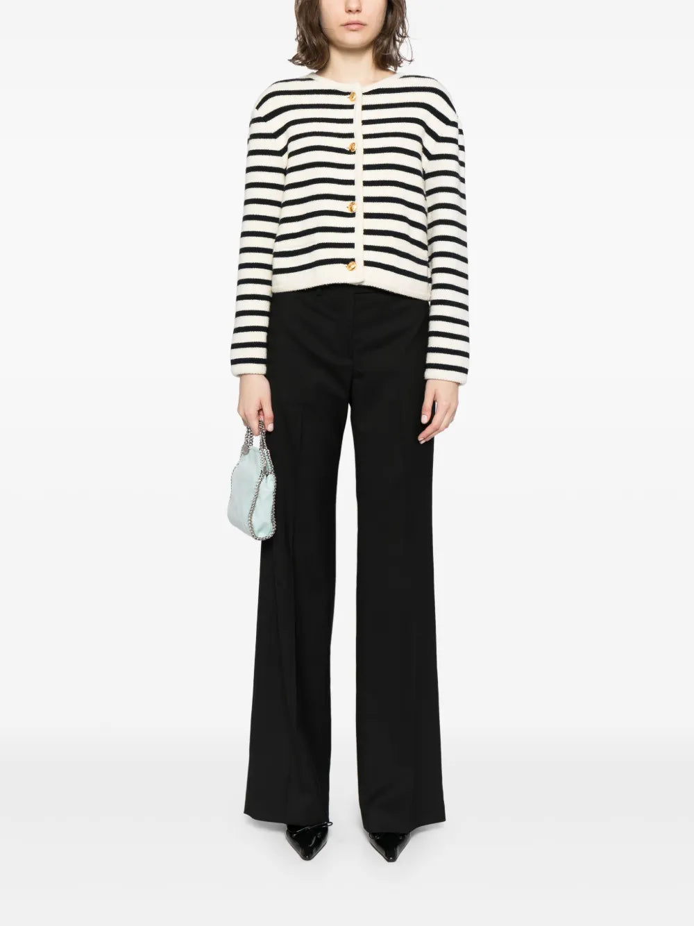 Pressed-Crease Wool Trousers