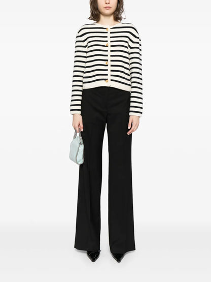 Pressed-Crease Wool Trousers