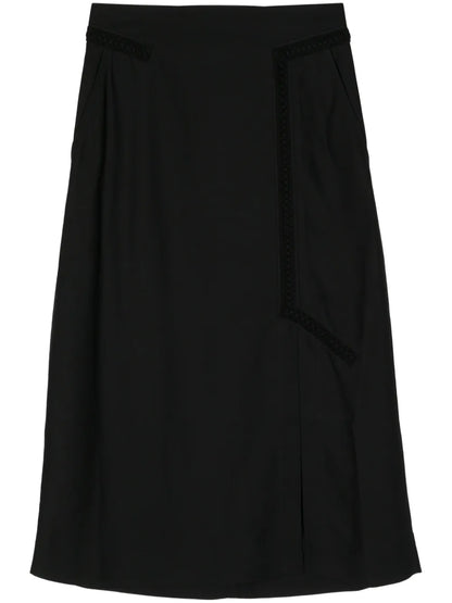 Panelled Midi Skirt