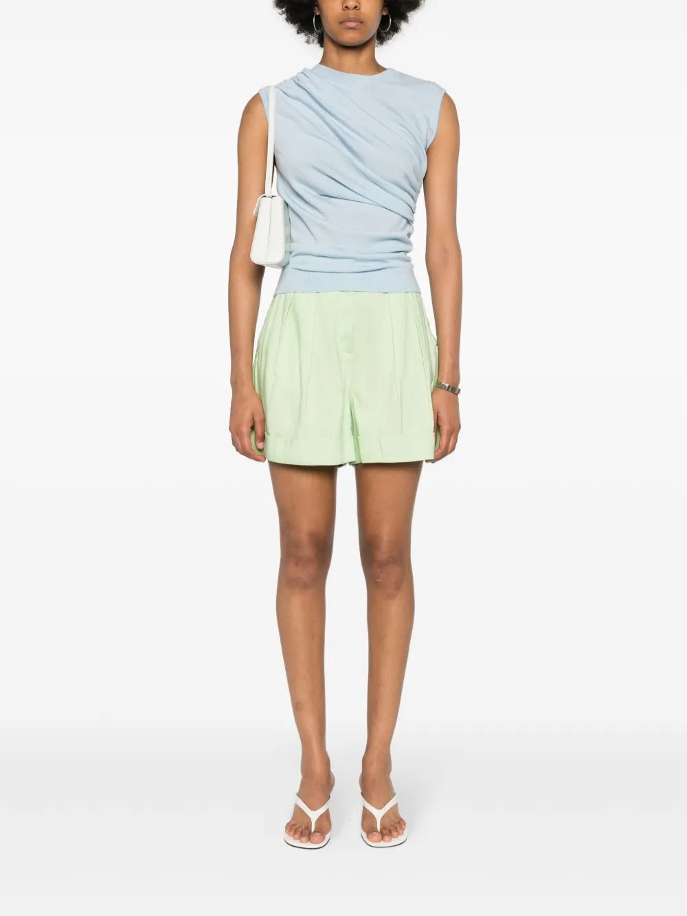 Rina Pleated Tailored Shorts
