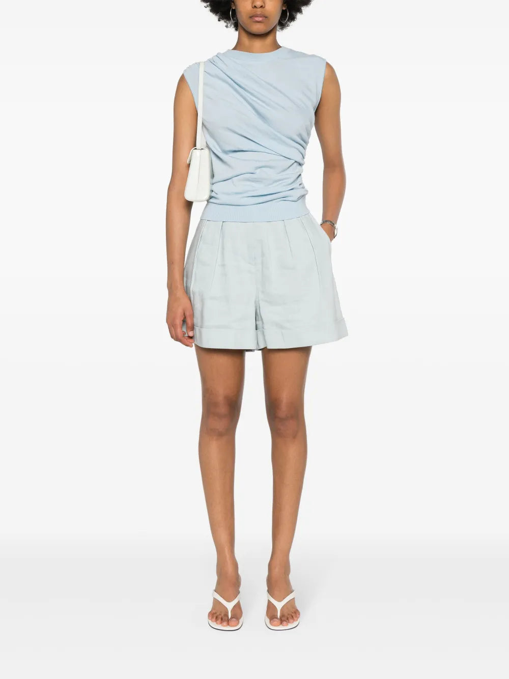 Rina Pleated Tailored Shorts