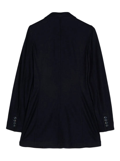 Notched-Lapel Single-Breasted Blazer