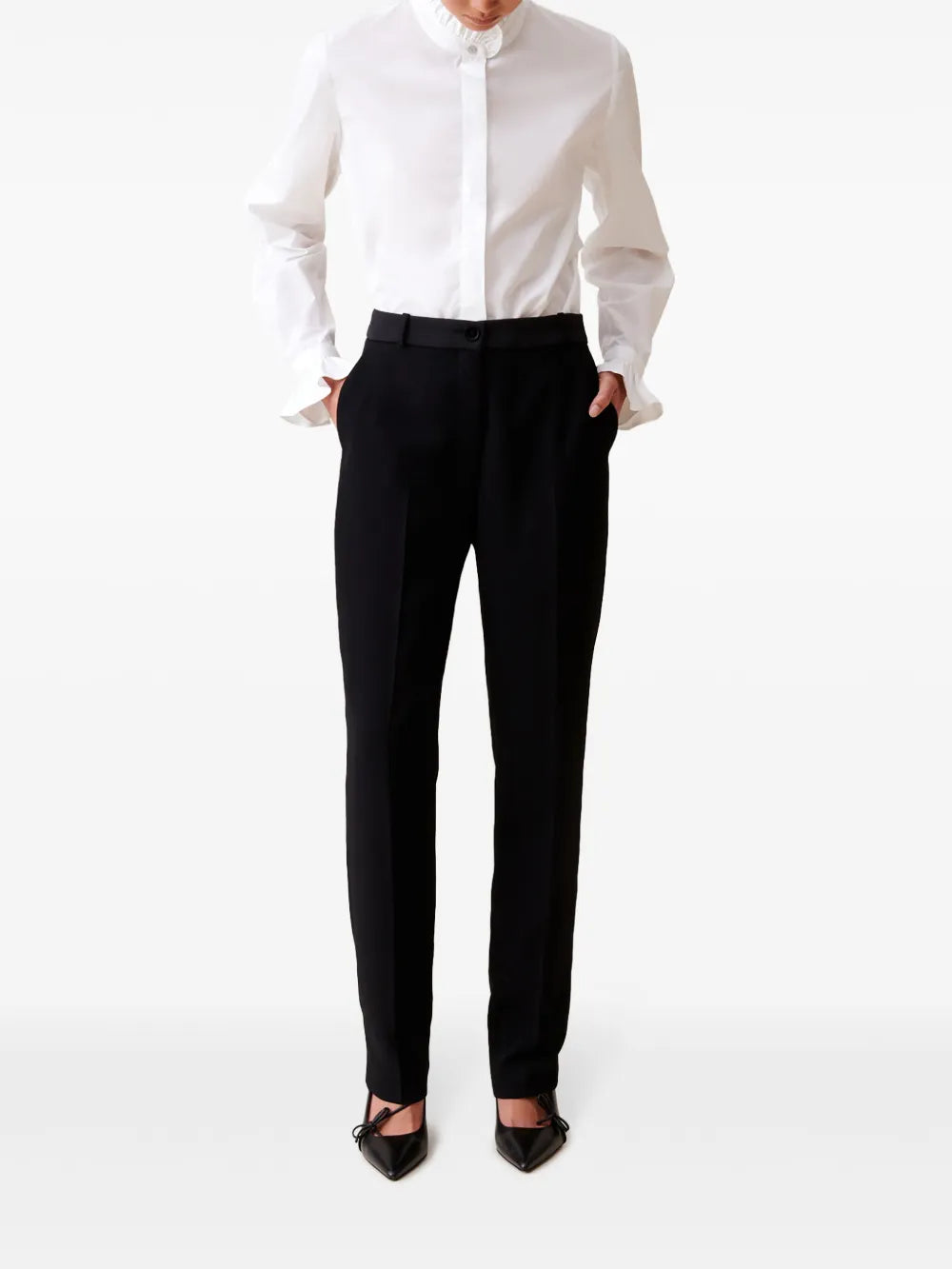 Cigarette Tailored Trousers