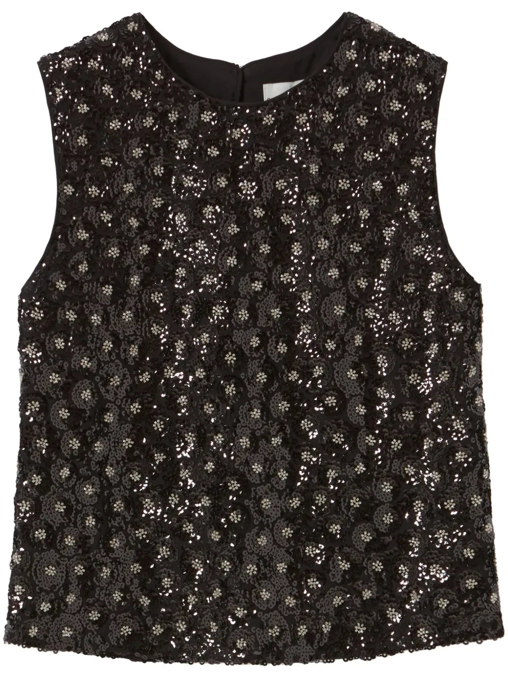Sequinned Open-Back Top