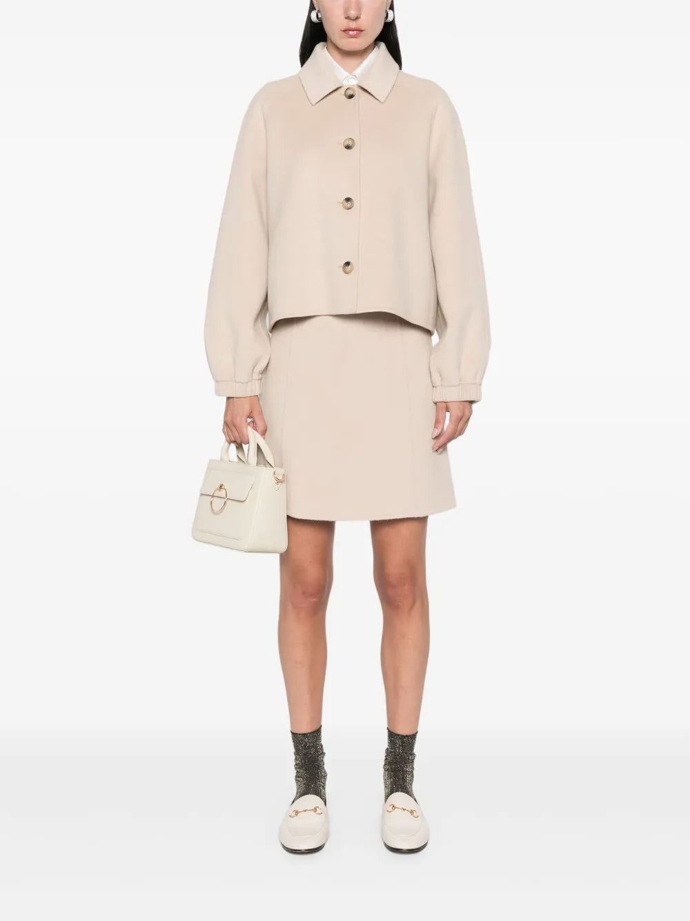 Straight Mini Skirt