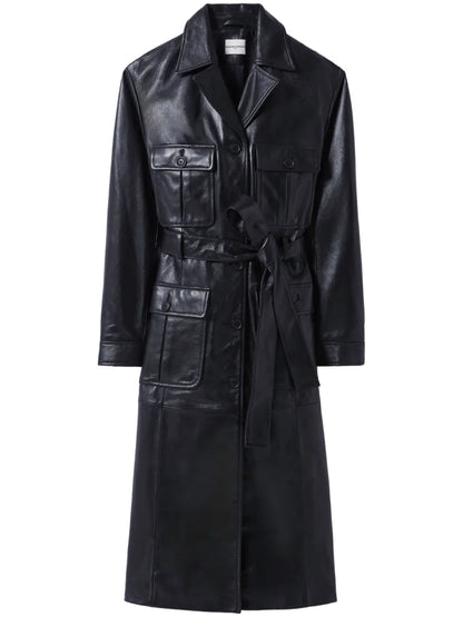 Leather Trench Coat