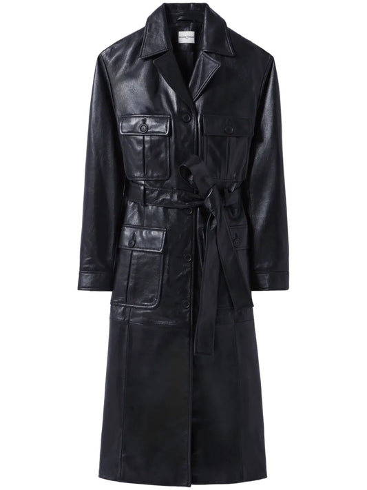 Leather Trench Coat