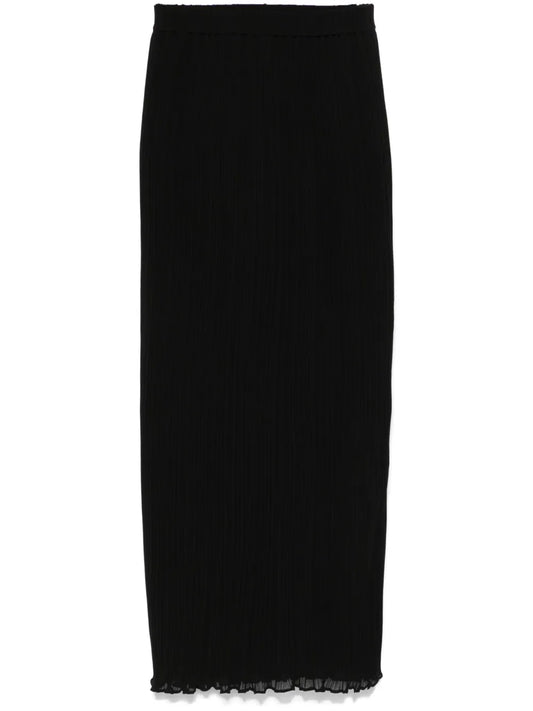Pleated Midi Skirt