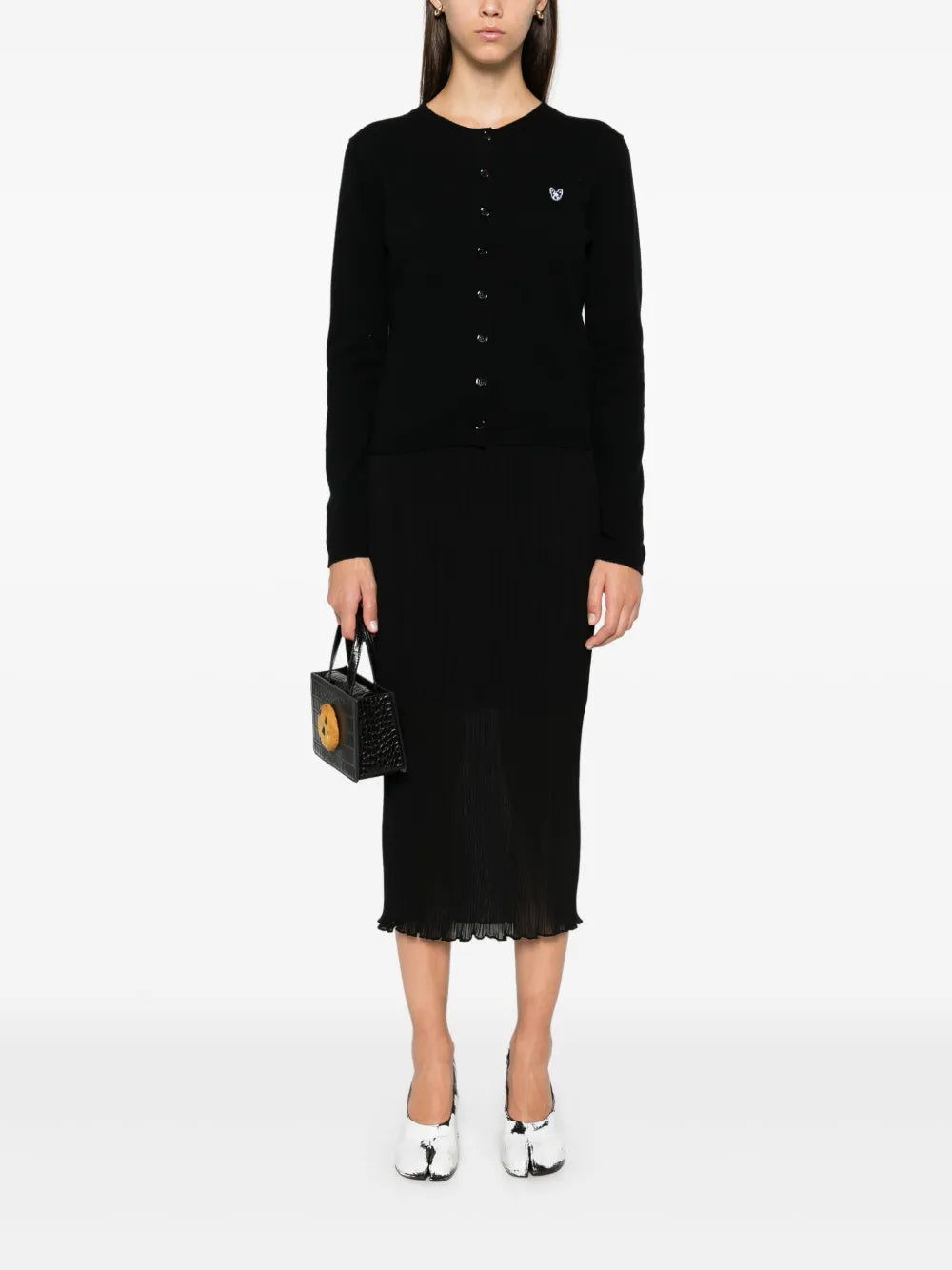 Pleated Midi Skirt