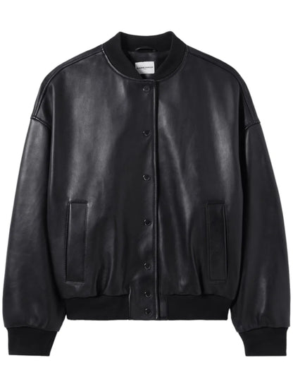 Varsity-Collar Oversize Jacket