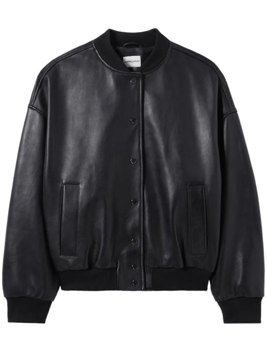 Varsity-Collar Oversize Jacket