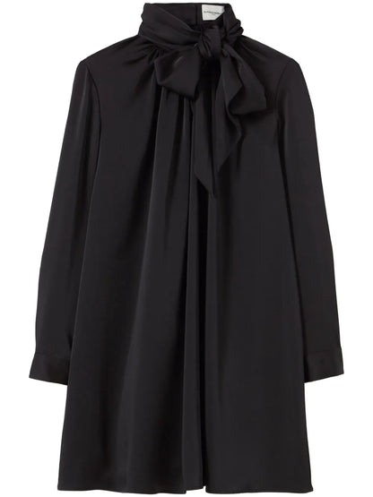 Tie-Neck Dress