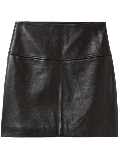 Leather Miniskirt