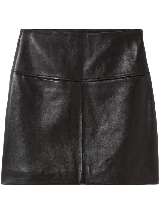 Leather Miniskirt