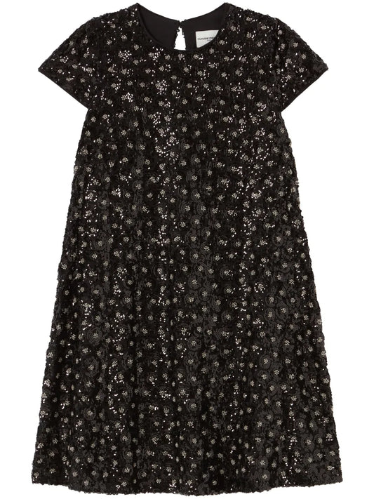 Embroidered Mini Dress