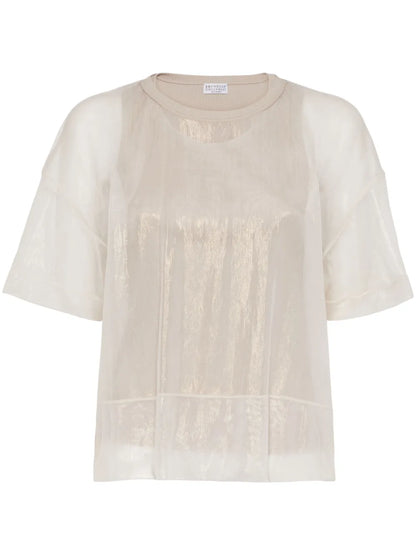 Semi-Sheer Layered T-Shirt
