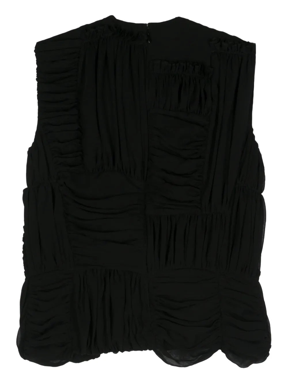 Ruched Sleeveless Top