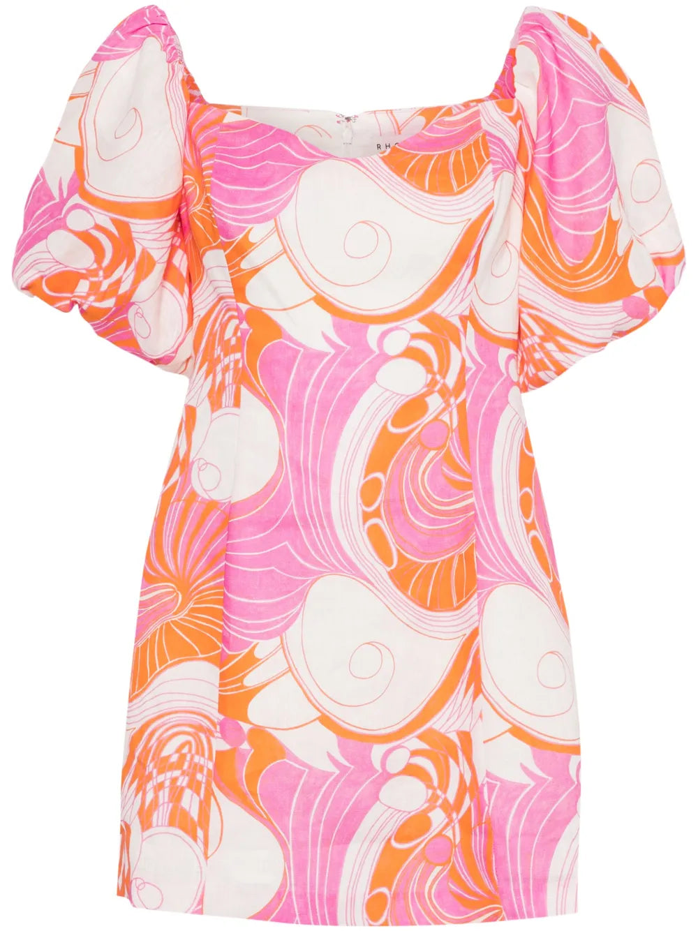 Dali Floral-Print Off-Shoulder Minidress