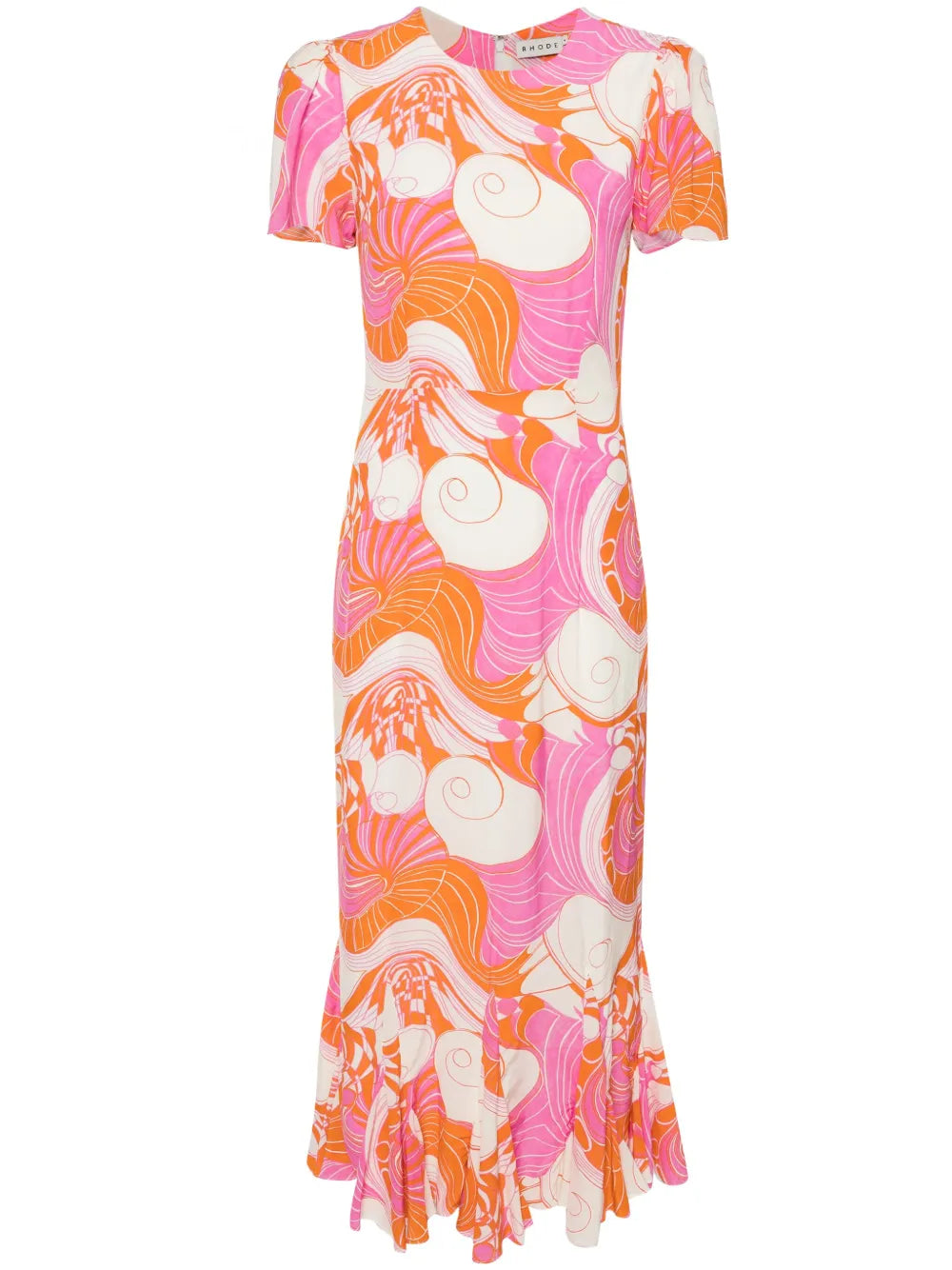 Lulani Printed Midi Dress