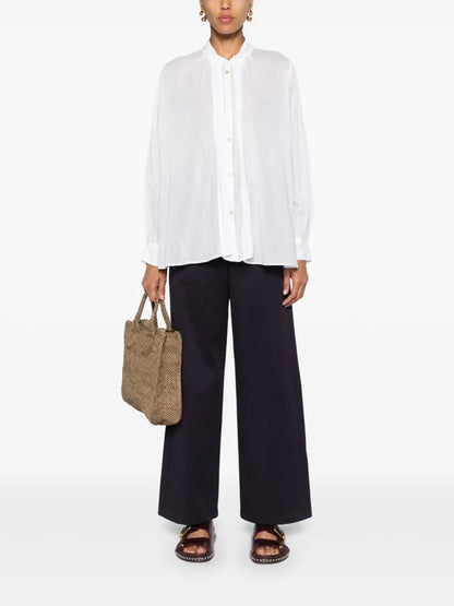 Sheer Cotton-Blend Shirt