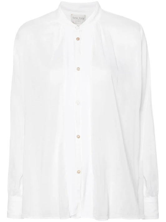 Sheer Cotton-Blend Shirt