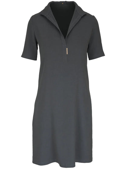 Linen-Blend T-Shirt Dress