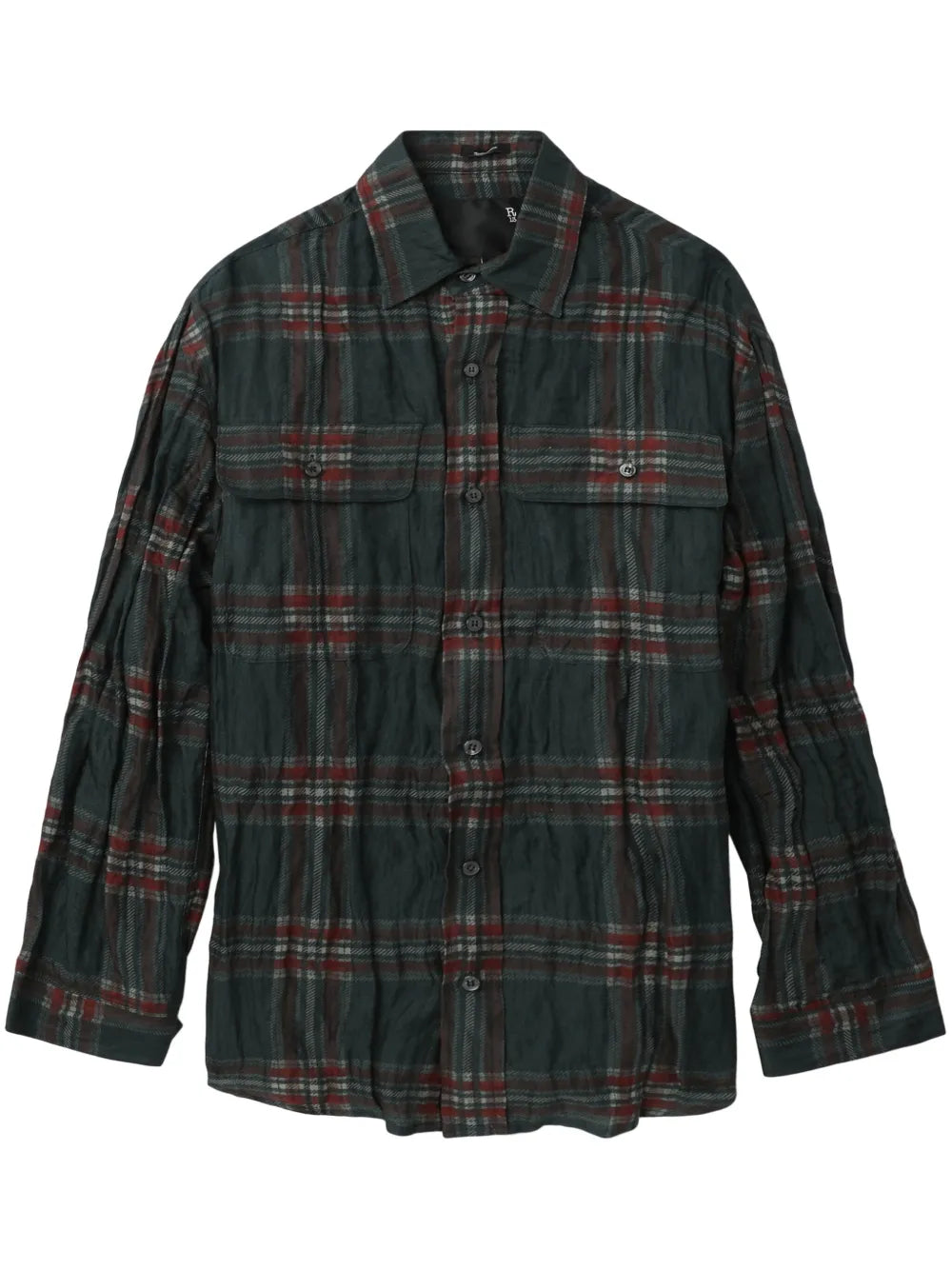 Plaid Long-Sleeve Shirt