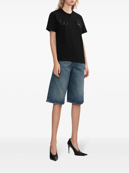 Appliqué Cotton T-Shirt