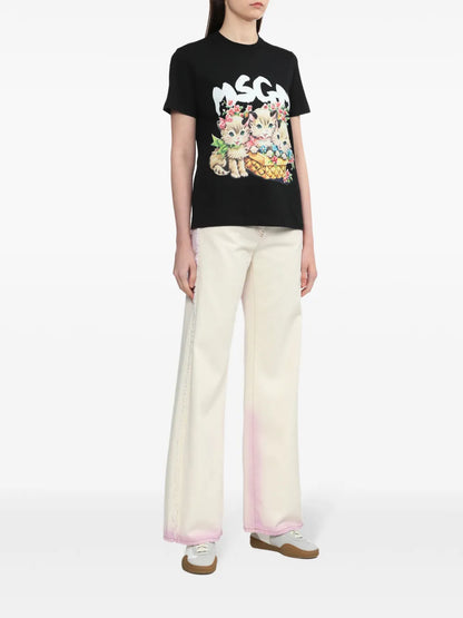 Logo-Print Cotton T-Shirt