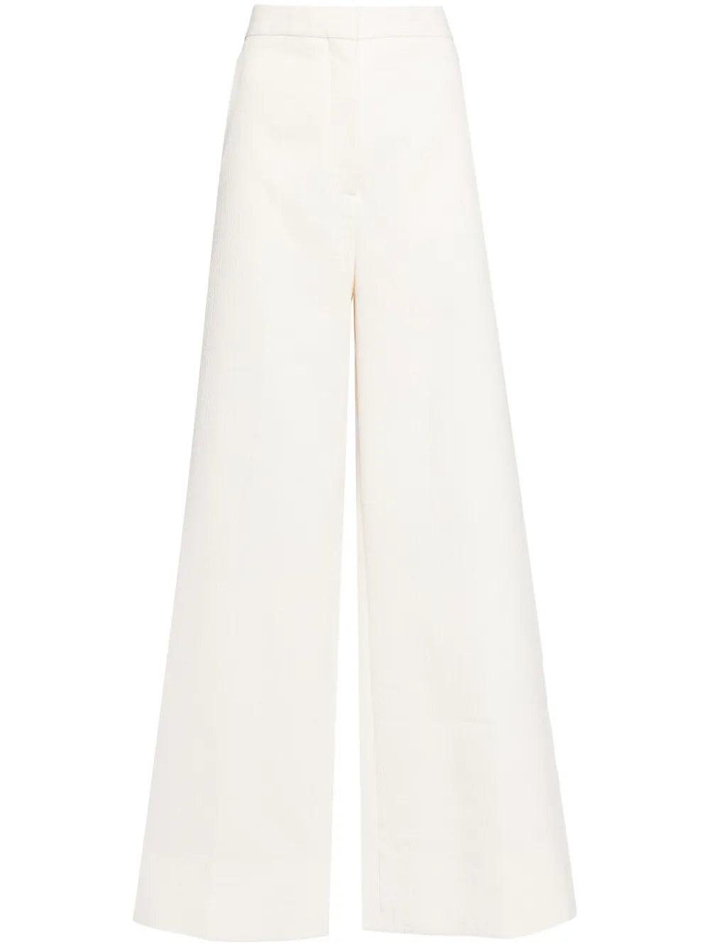 High-Waisted Wide-Leg Trousers