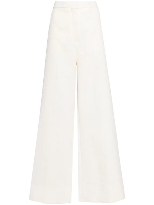 High-Waisted Wide-Leg Trousers