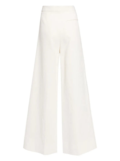 High-Waisted Wide-Leg Trousers