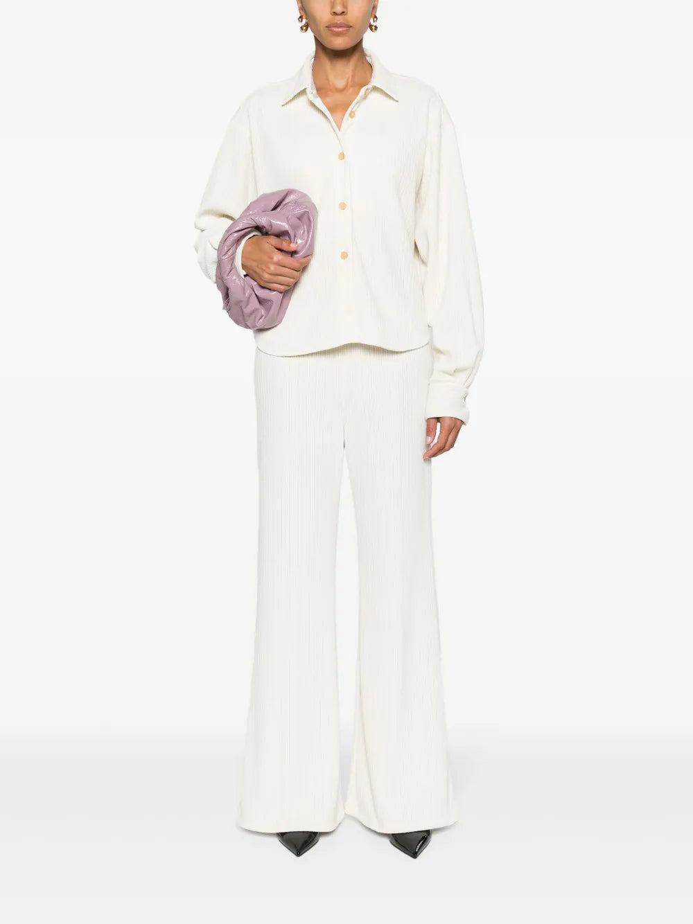 Long-Sleeve Corduroy Shirt