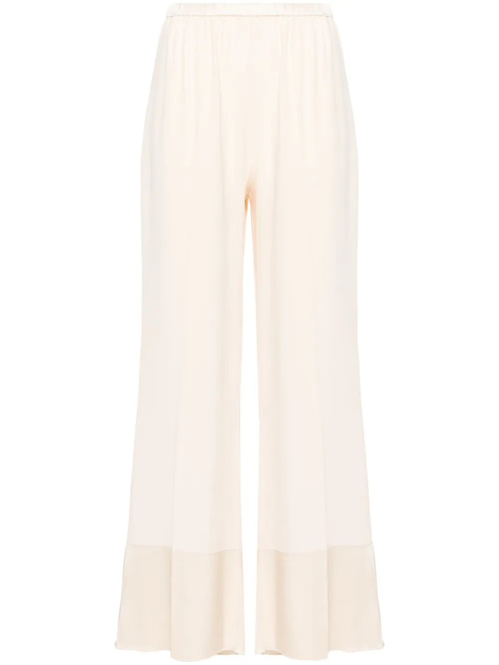 Crepe Straight Trousers