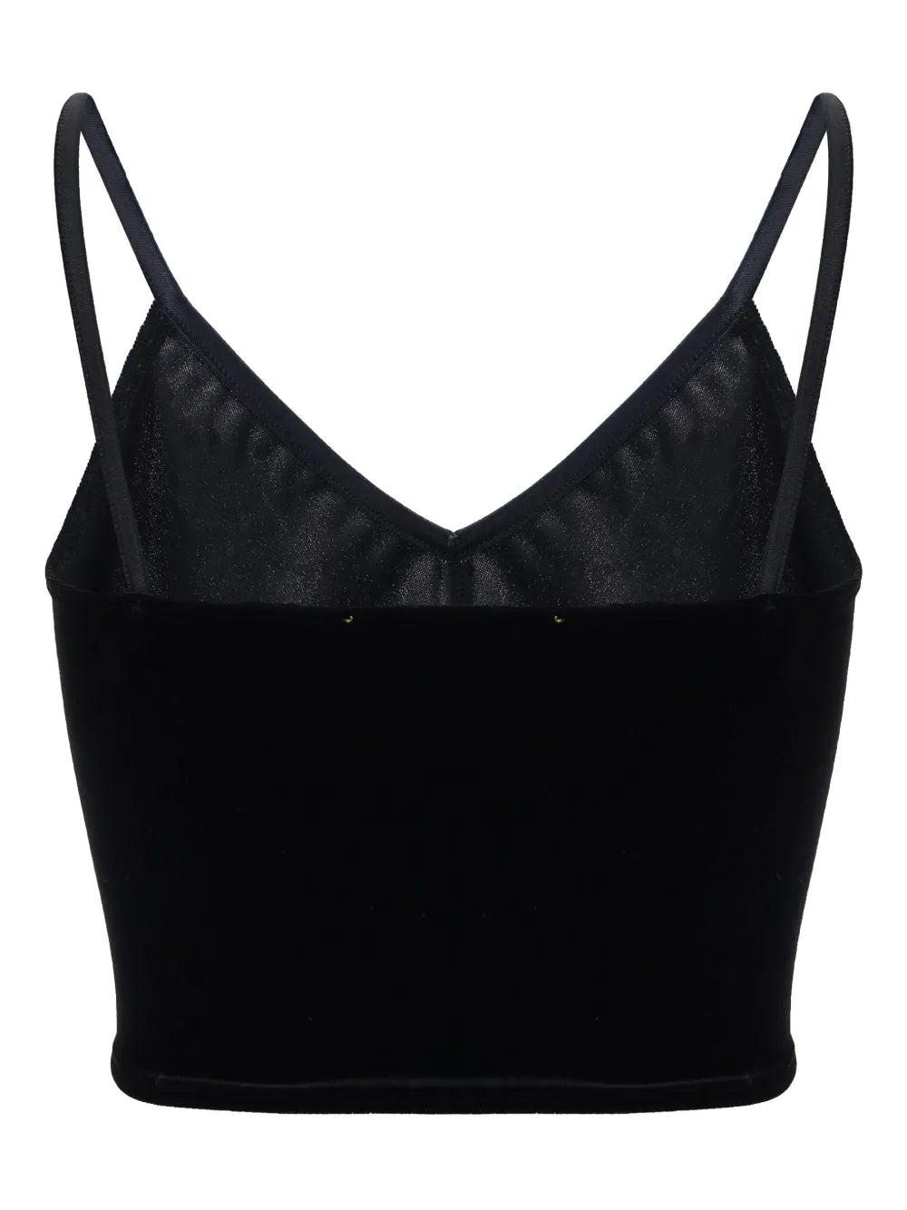 Velvet Cropped Top