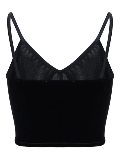 Velvet Cropped Top