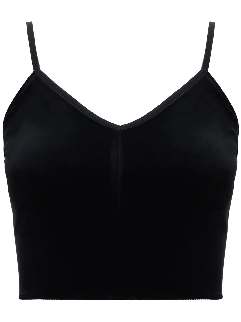 Velvet Cropped Top