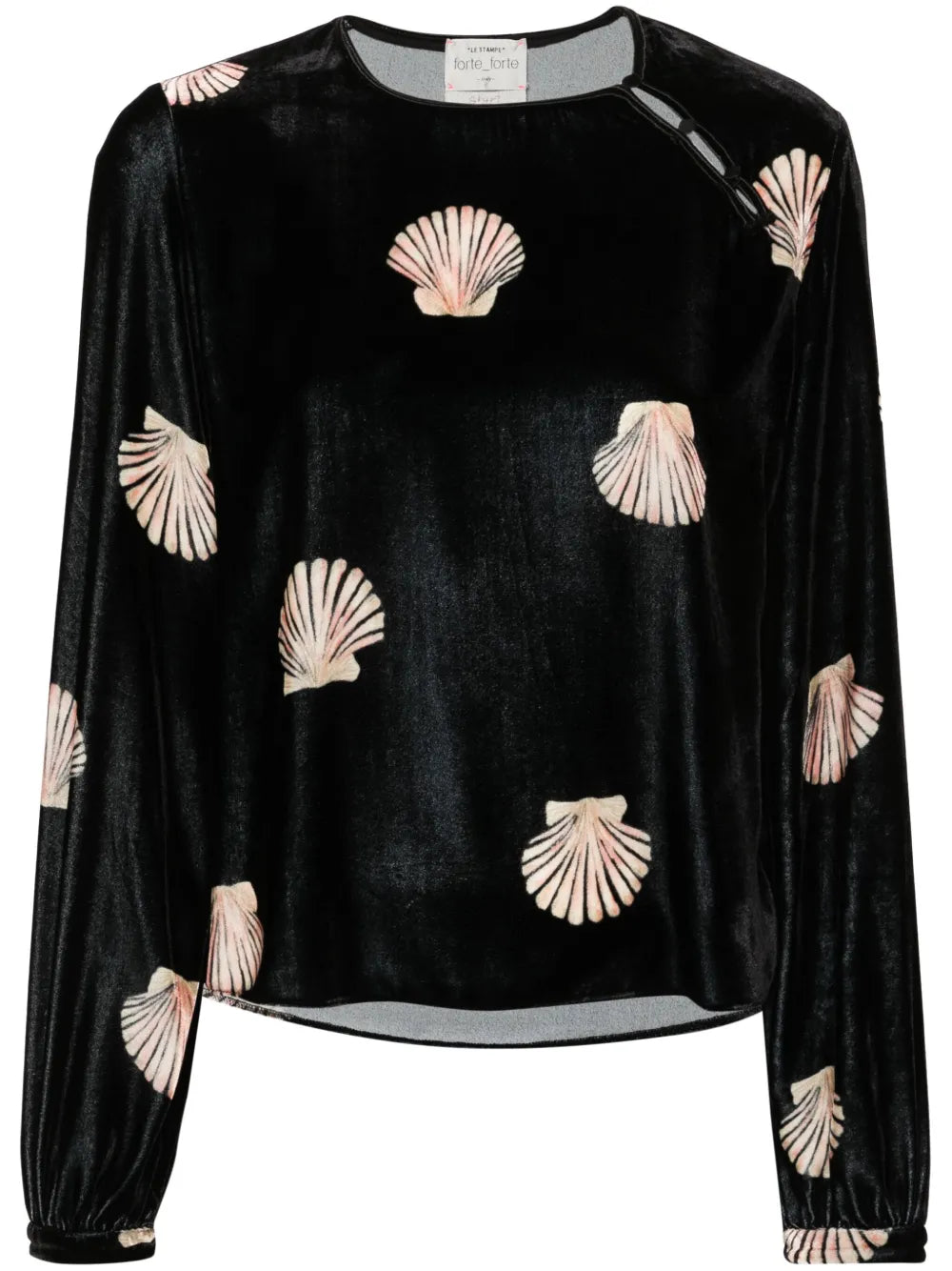 Shell Velvet Top