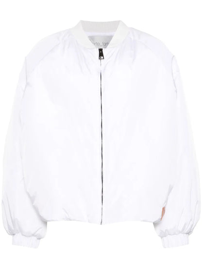 Logo-Patch Padded Bomber Jacket