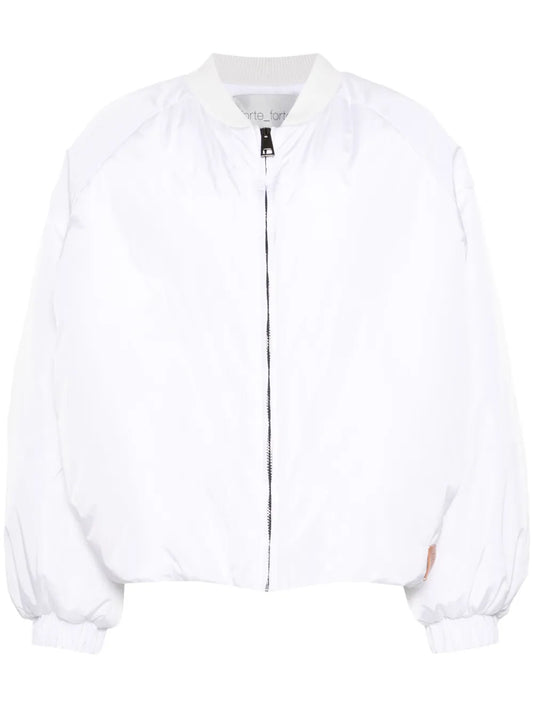 Logo-Patch Padded Bomber Jacket
