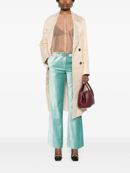 Raw-Cut Mesh Shirt