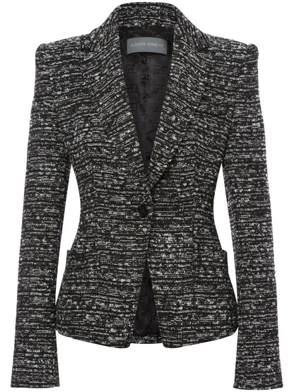 Single-Breasted Tweed Blazer