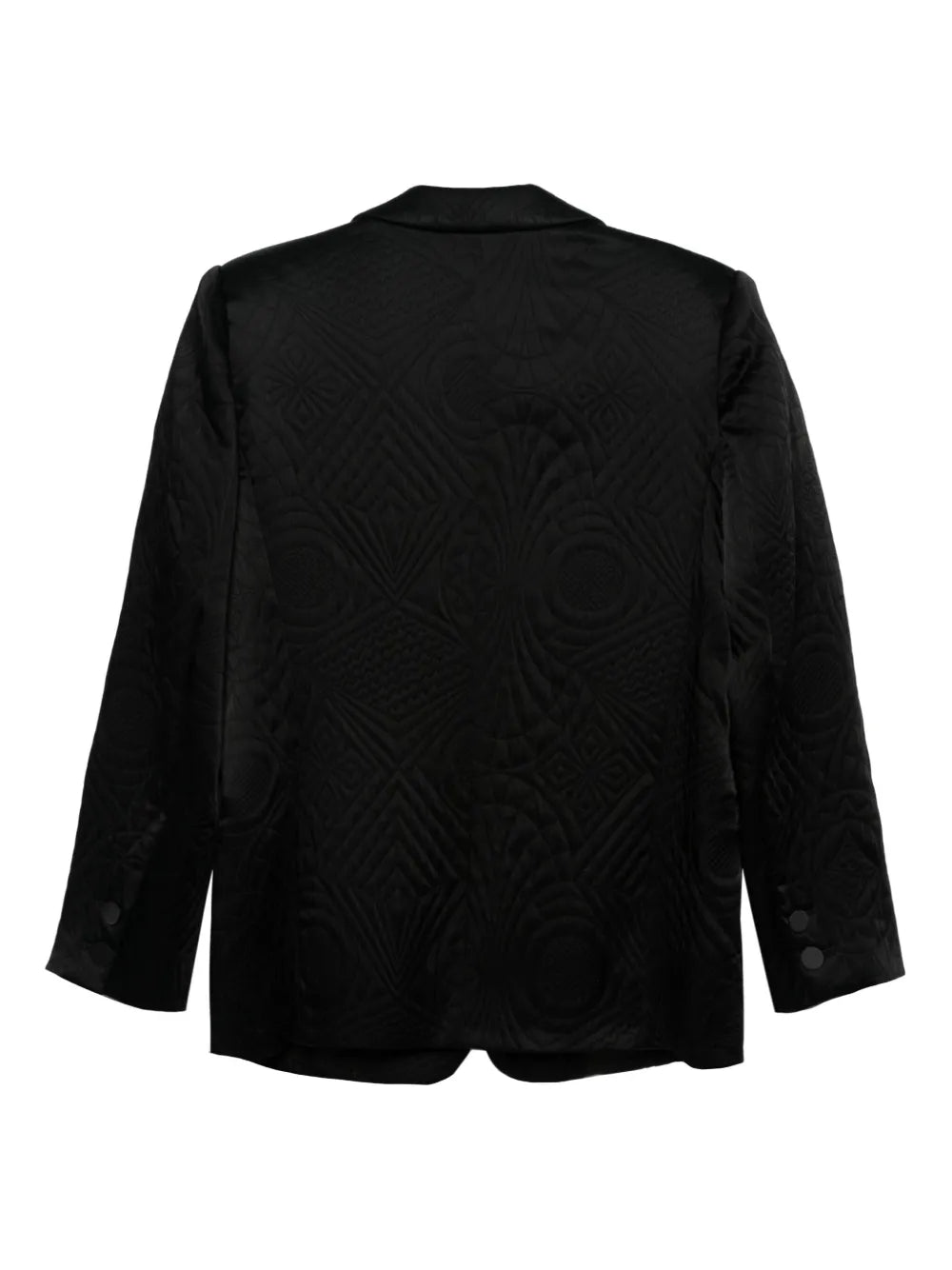 Embroidered Single-Breasted Blazer