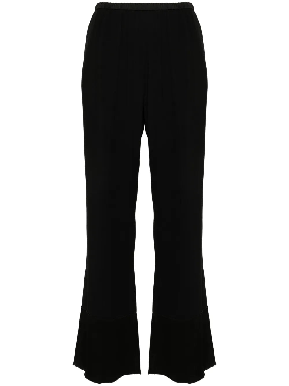 Crepe Straight Trousers