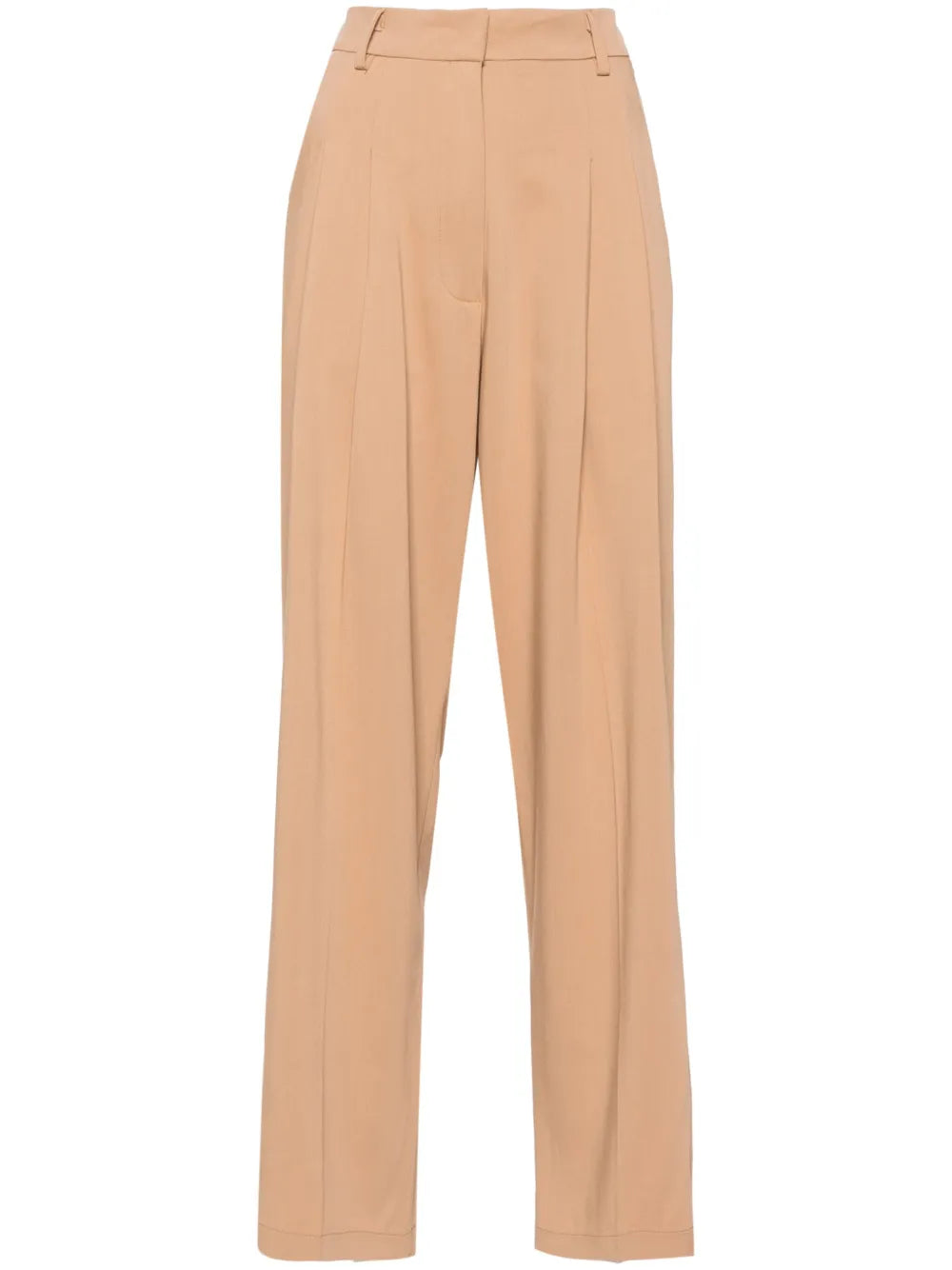 Dart-Detailed Tapered Trousers