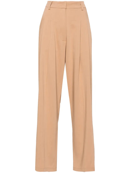 Dart-Detailed Tapered Trousers