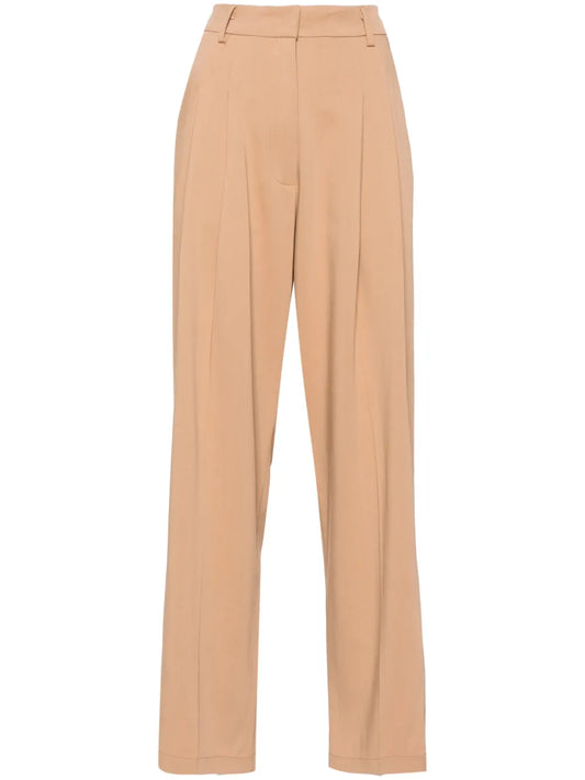 Dart-Detailed Tapered Trousers