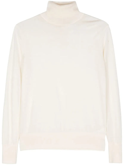 Roll-Neck Virgin-Wool Jumper