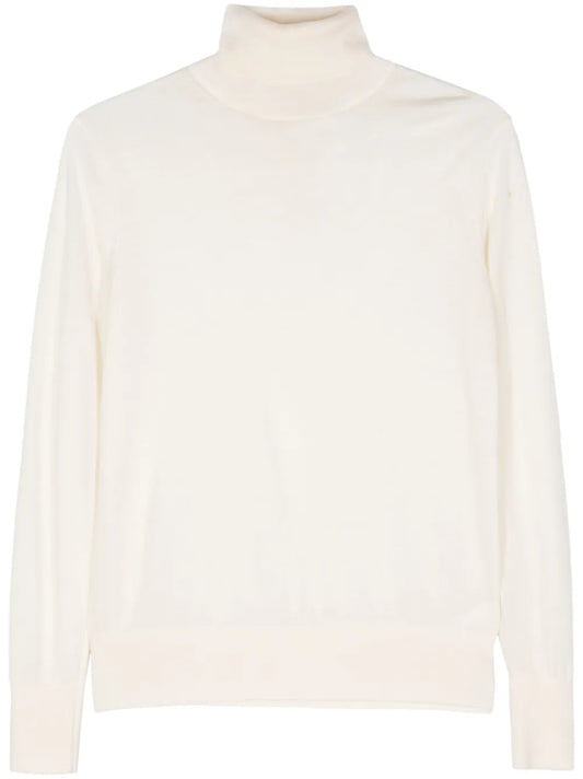 Roll-Neck Virgin-Wool Jumper
