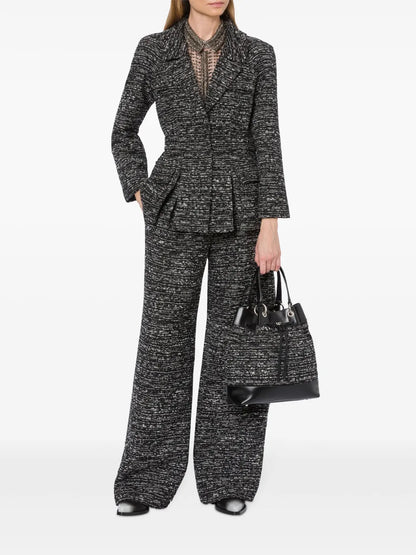 Single-Breast Tweed Jacket
